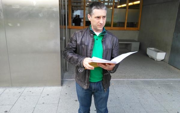 Domingo Hernández, candidato a la Alcaldía del PCAS ha presentado la denuncia.